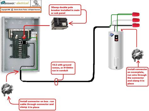 picture of junction box for hot water heater|220v water heater wiring diagram.